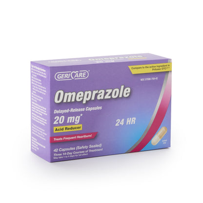 OMEPRAZOLE CAP 20MG 42/BX DELAYED RELEASE 24BX/CS