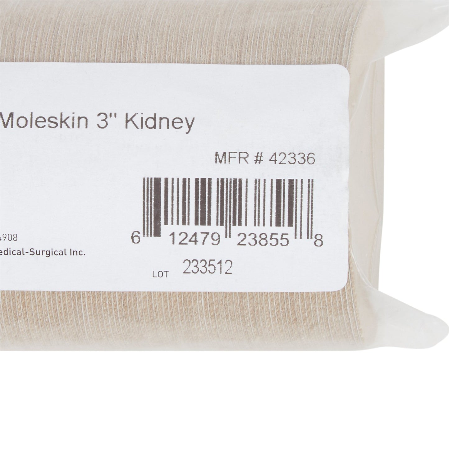 ADH MOLESKIN 3" KIDNEY (100/PK10PK/CS)