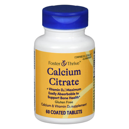 CALCIUM CITRATE+VITAMIN D3, TAB 630MG (60/BT)