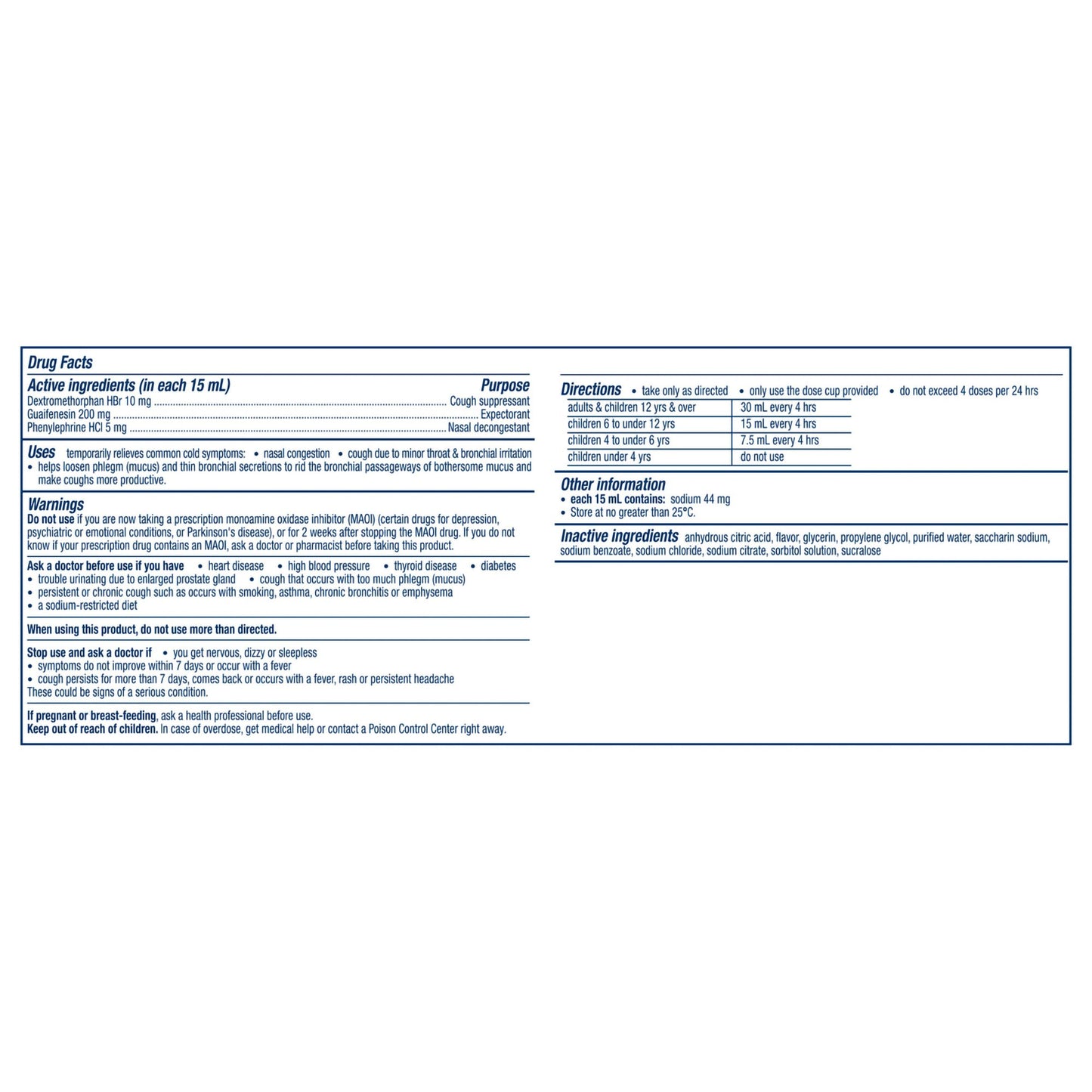 VICKS, LIQ CHLD COUGH CONGESTION 6OZ