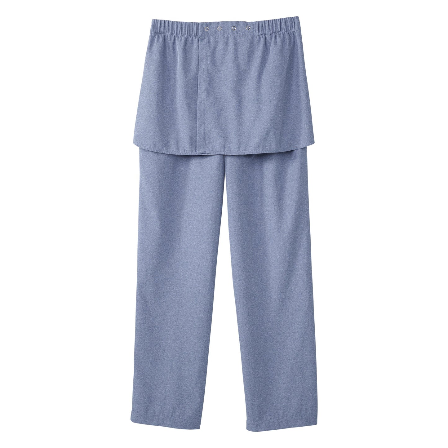PANTS, GABARDINE OPEN BACK WMNS HEATHER BLU SM