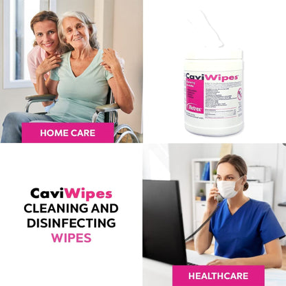 WIPE, DISINFECTANT CAVIWIPES 6"X6.7" (CN=EA 160/EA 12EA/CS)