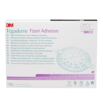 DRESSING, TEGADERM FOAM ADHSV 5 1/2"X6" (5/BX 6BX/ 3M