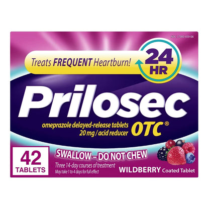 PRILOSEC OTC, TAB 20MG (42/CT)