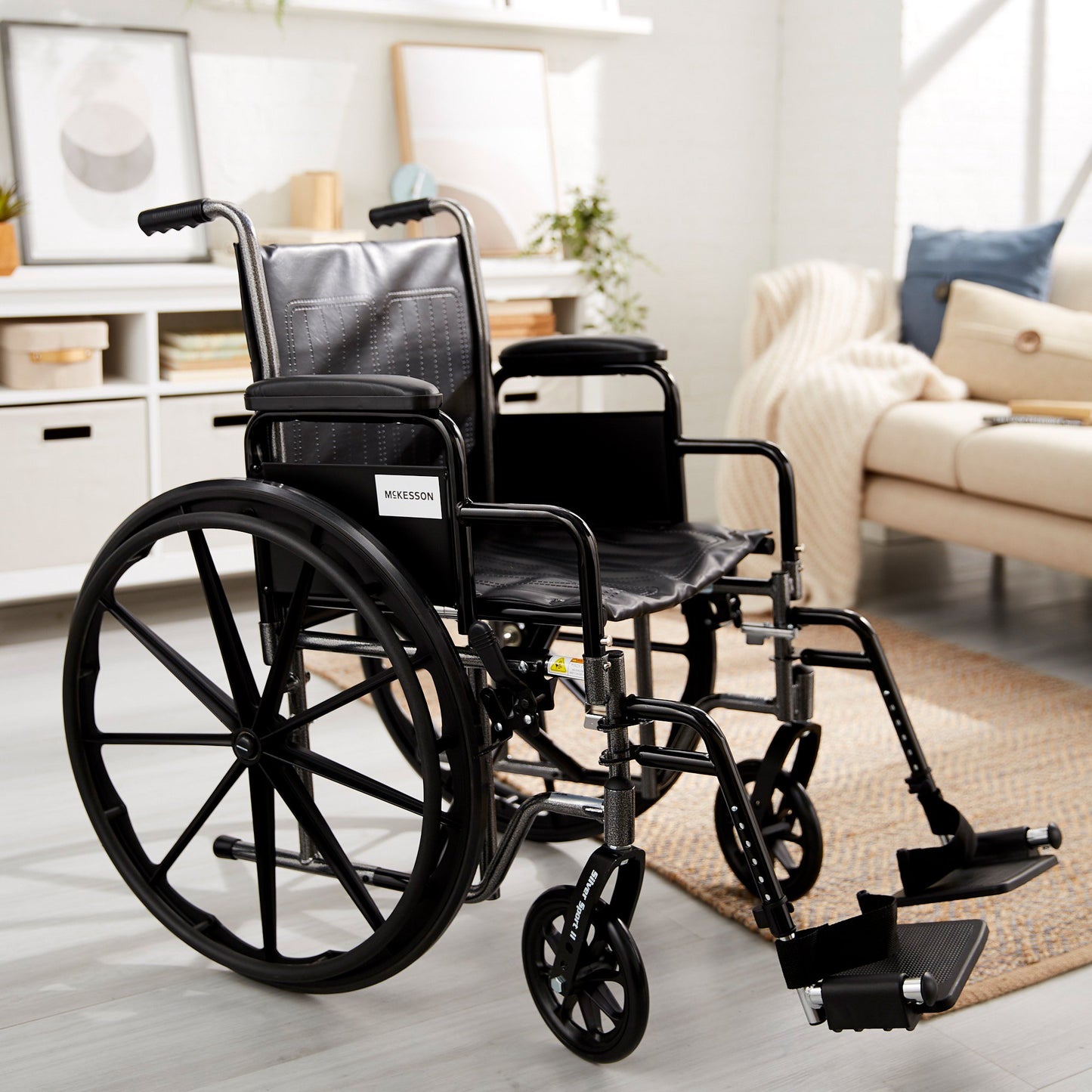 WHEELCHAIR, DDA SF 18" 300LBS