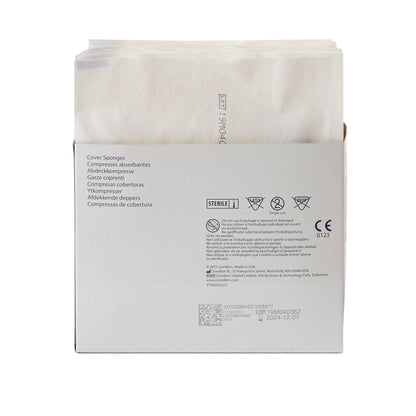 SPONGE, CVR 4"X4" STR (2/PK 25PK/TR) KENDAL