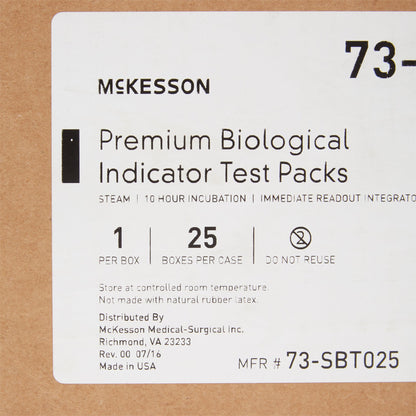 TEST PACK, STM BI W/25 CONTROLS (25/CS)