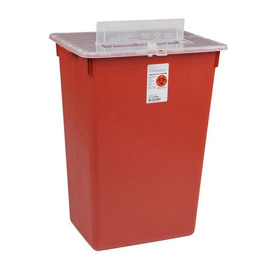 CONTAINER, SHARPS RED 10GL RIGPLAS (6/CS)