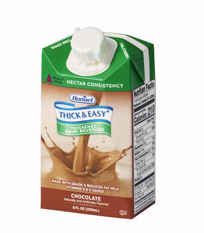 THICK&EASY, DAIRY THICKENED CHOCOLATE NECTAR 8OZ (27/CS)