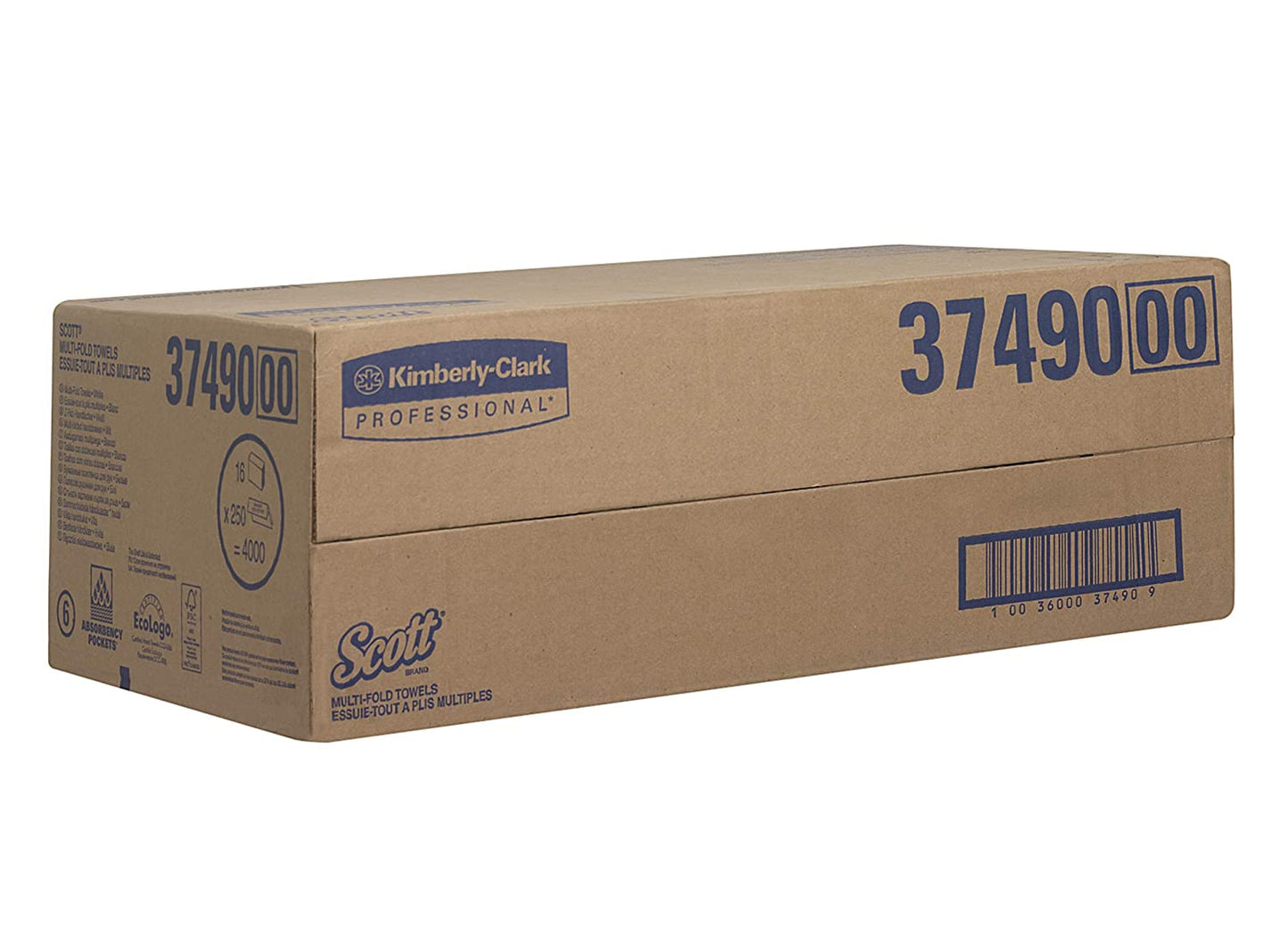 TOWEL, PAPER SCOTT ESSENTIAL MULTI-FOLD (250/RL 16RL/CS)