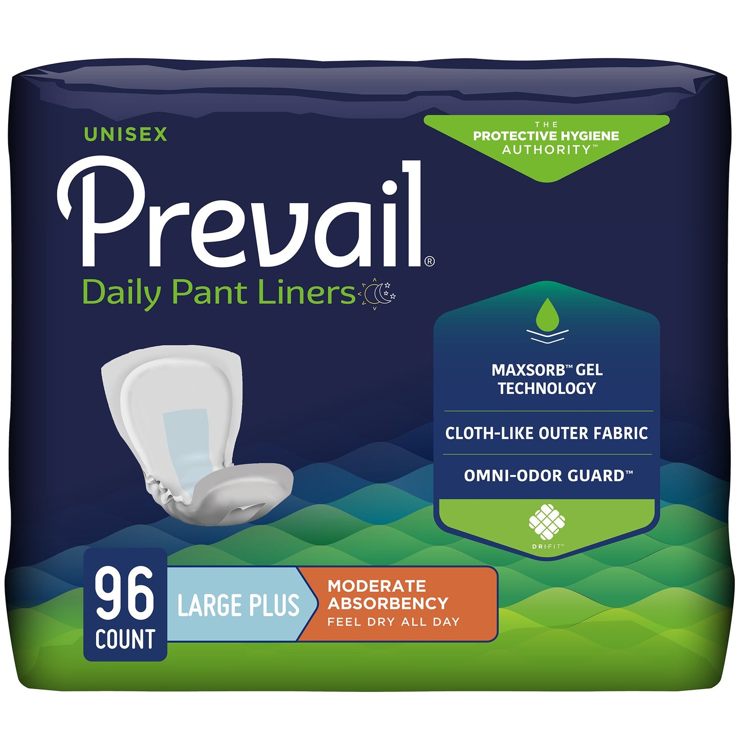 LINER, PANTY DAY-TIME (16/PK 6PK/CS)