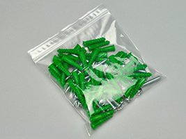 BAG, ZIP LOCK CLR 2ML 3X5 (100/BX 10BX/CS)