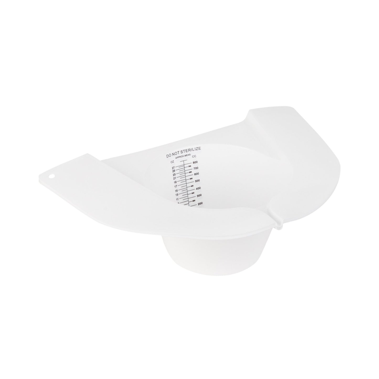 COLLECTOR, SPECIMEN COMMODE WHT 27OZ (100/CS)