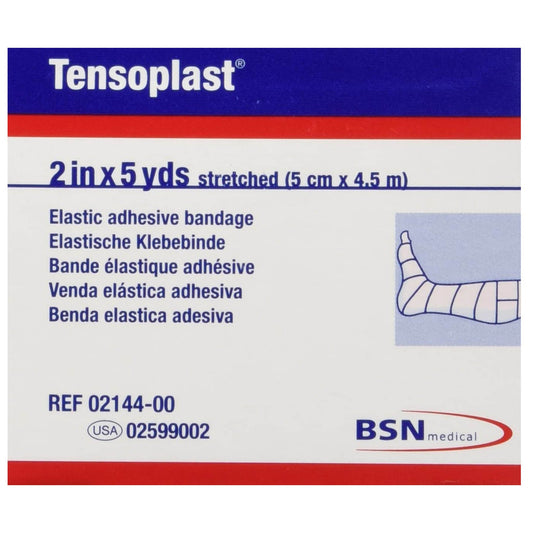 BANDAGE, ELAS ADHSV TENSOPLASTBGE 2"X5YDS (36/CS)