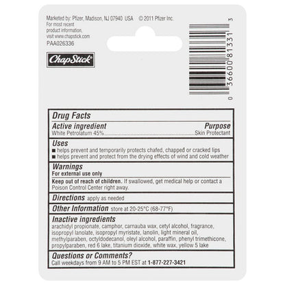 CHAPSTICK, ORIG CLASSIC 0.15OZ(12/CT)