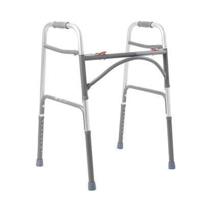 WALKER, FOLDING STEEL W/O WHEELS HVY DUTY ADLT 500LB (2/CS)