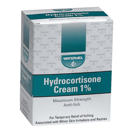 HYDROCORTISONE, CRM 1% 0.9GM FOIL PK (25/BX 72BX/C WTRJEL