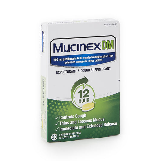 MUCINEX DM, TAB 600-30MG (20/BX)