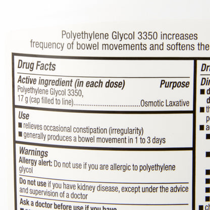 POLYETHYLENE GLYCOL, PDR 17GM 17.9OZ