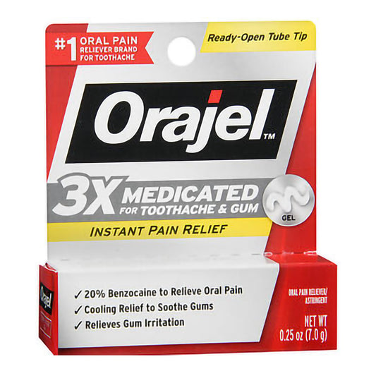 ORAJEL, GEL MS .25OZ