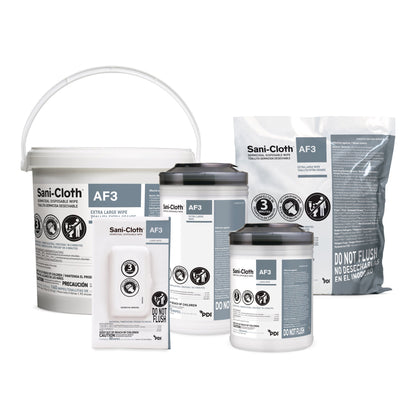 WIPE, AF3 SANI-CLOTH REFILL 7.5X15" (160/PK 2PK/CS)