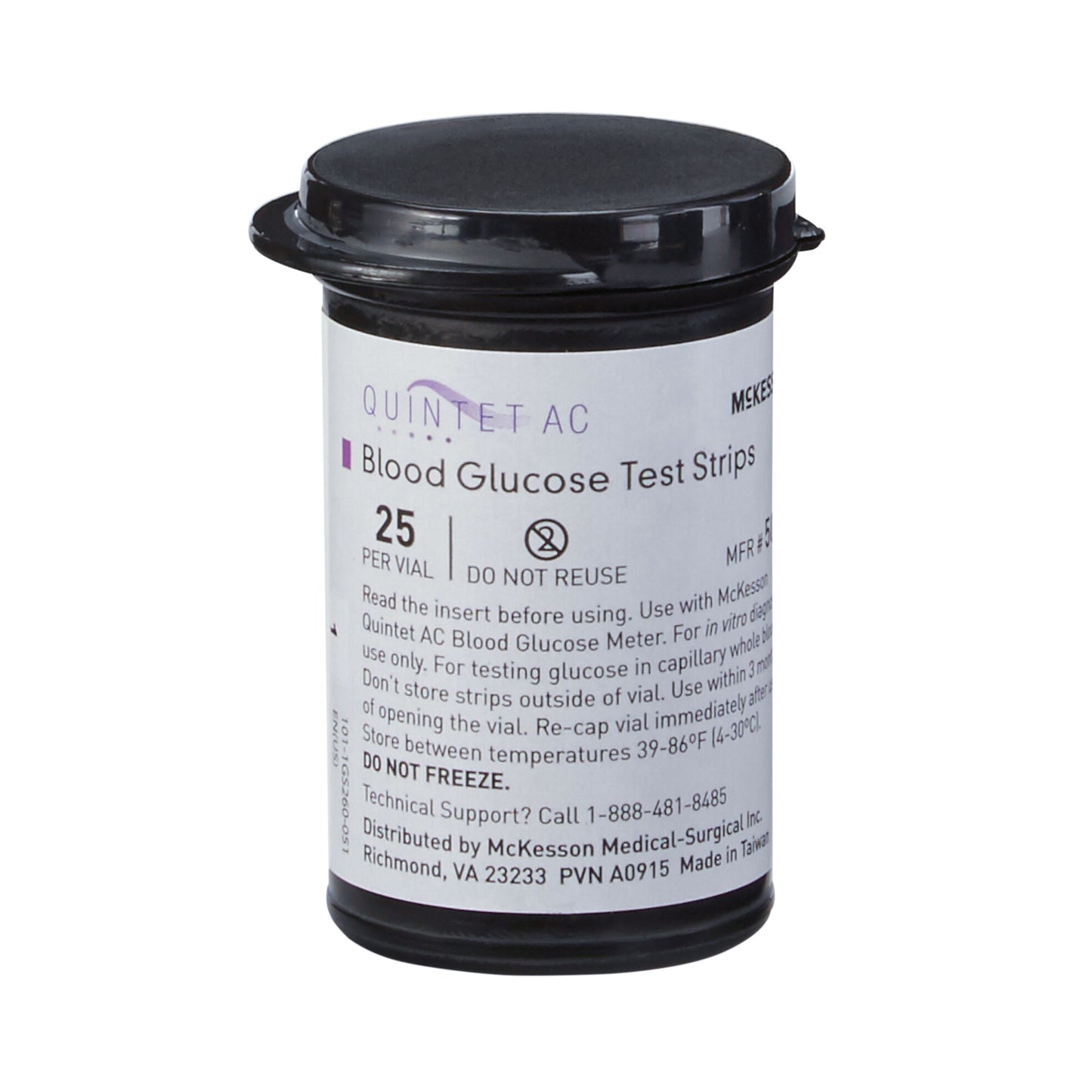 TEST STRIP, BLD GLUCOSE QUINTET AC (50/BX 20BX/CS)