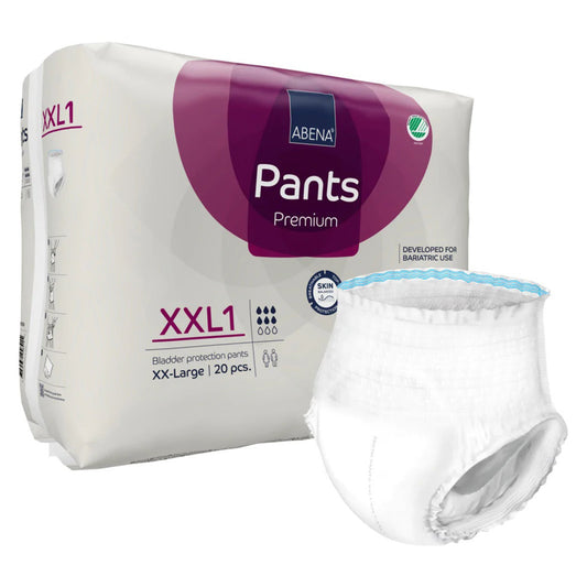 UNDERWEAR, INCONT ABENA PROT PREM XXL1 XXLG (20/PK 4PK/CS)