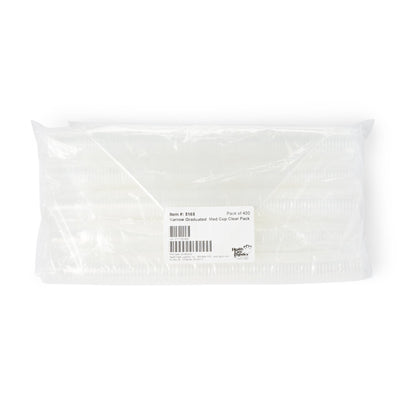 CUP, MED 30CC GRAD NARROW MOUTH CLR (400/PK)