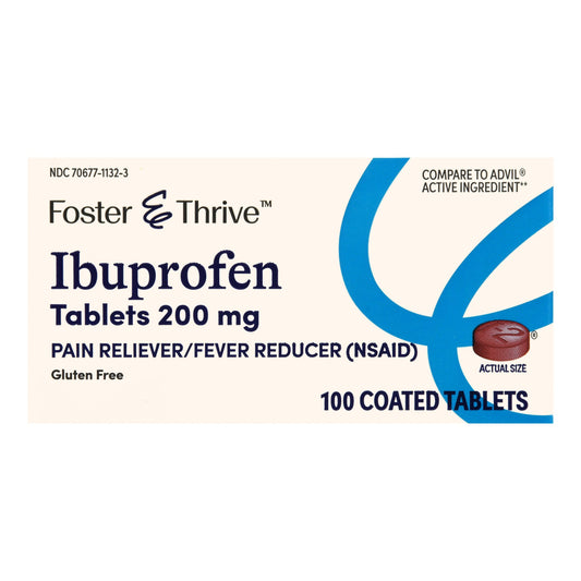 IBUPROFEN, TAB FT SM 200MG (100/BT)