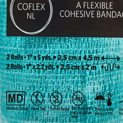 BANDAGE, COFLEX LF RAINBOW PK 1"X5YDS (30/CS)