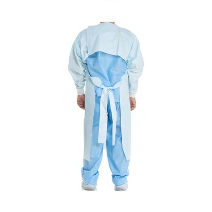 GOWN, CHEMO OPEN BACK/OVER HEAD F739-12 UNIV (100/CS)