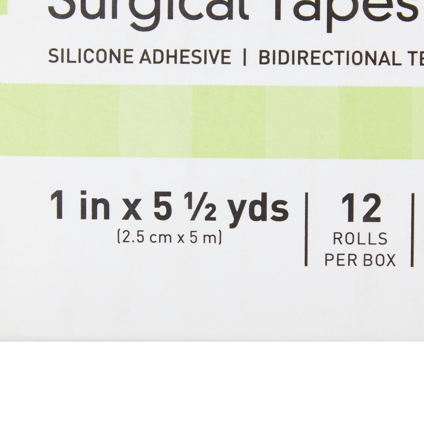 TAPE, SIL ADHSV TRANSP PLAS LF1"X5.5YDS (12RL/BX 10BX/CS)