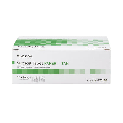 TAPE, ADHSV PAPER BRN 1"X10YDS (12RL/BX 12BX/CS)