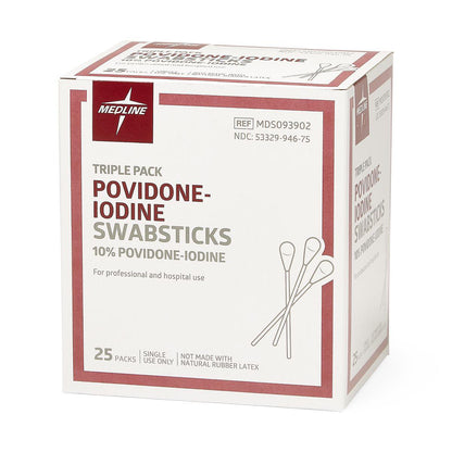 SWAB, PVP (3/PK 25PK/BX 10BX/CS)