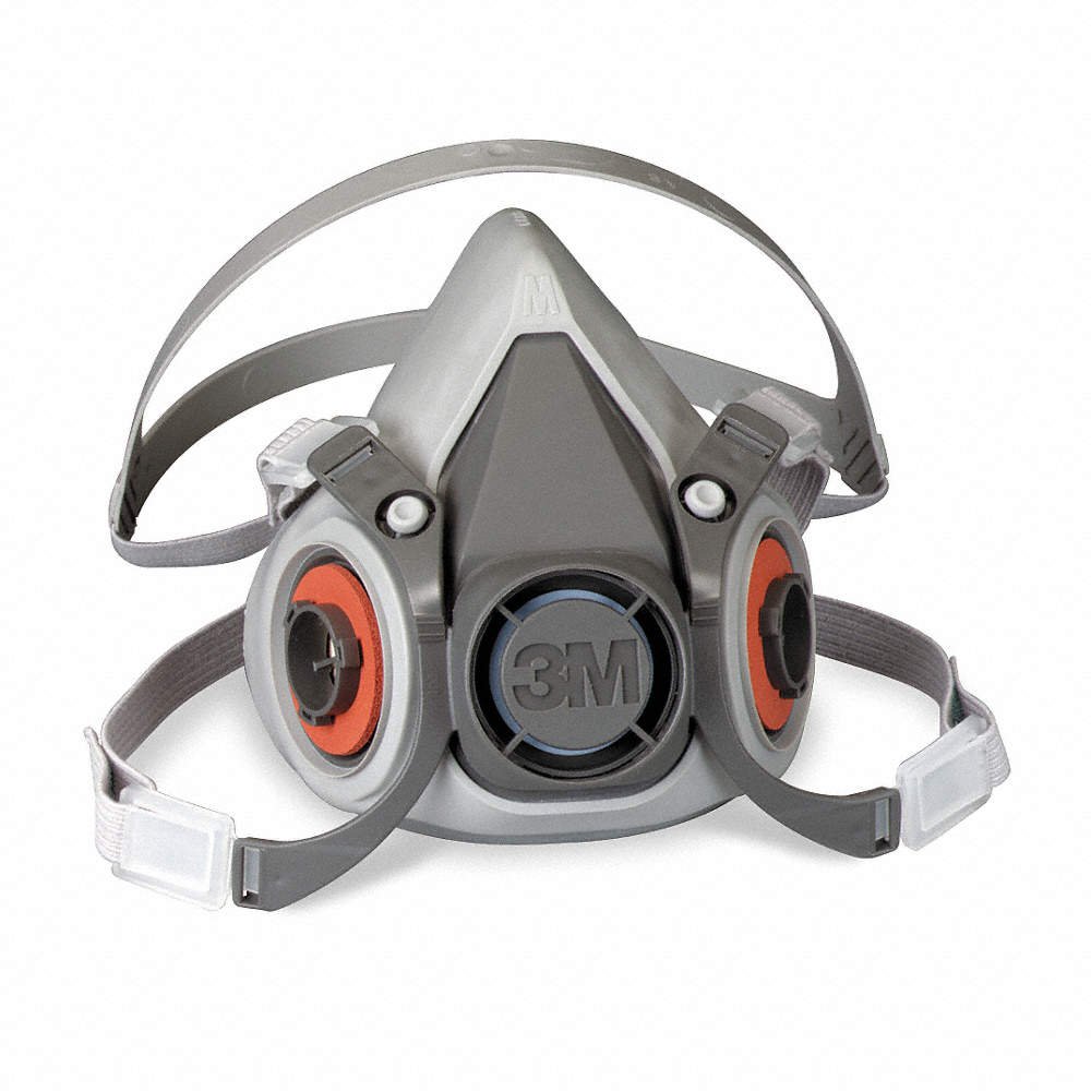 MASK, RESPIRATOR-RUSBL N95-INDUST MED HALF-FACE (1/EA)