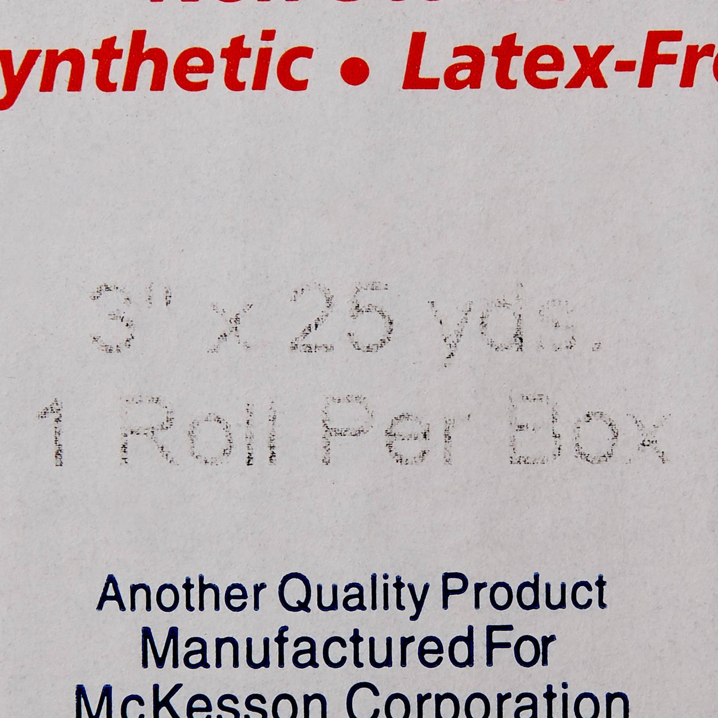 STOCKINETTE, TUBE POLY 3"X25YD(12RL/CS)