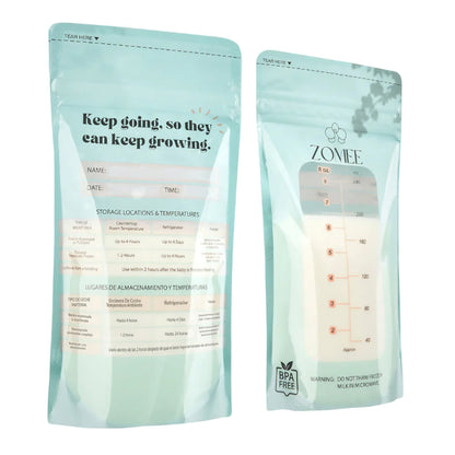 BAG, STORAGE MILK ZOMEE (100/PK 20PK/CS)