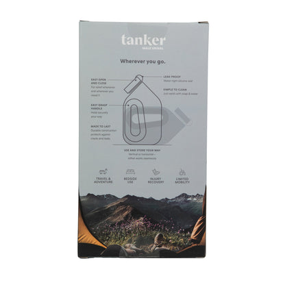 URINAL, PORT F/BEDSIDE & ON-THE-GO MALE CEMENT GRY (24/CS)