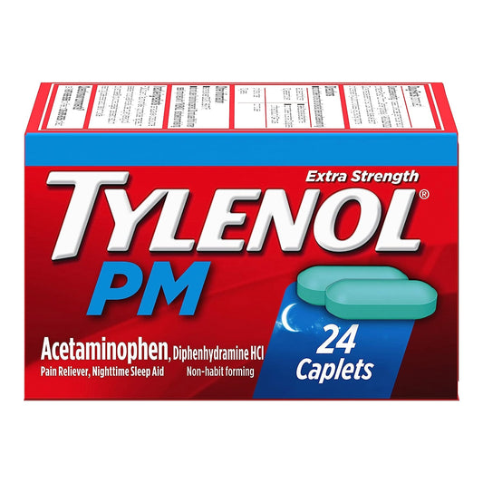 TYLENOL, CAP XS PM 500MG-25MG (24/BT)