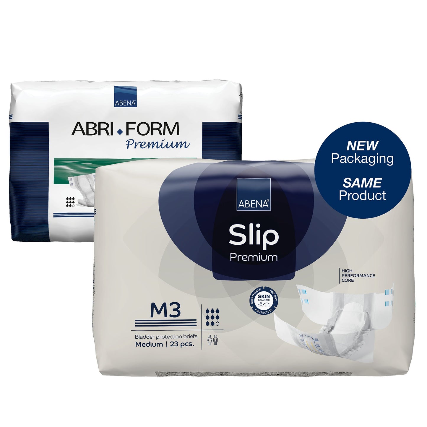 BRIEF, INCONT ABENA SLIP PREM ADLT M3 MED (23/PK 4PK/CS)