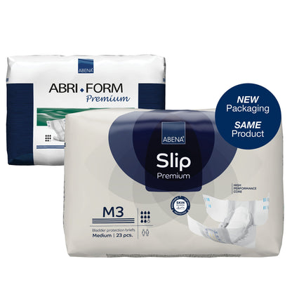 BRIEF, INCONT ABENA SLIP PREM ADLT M3 MED (23/PK 4PK/CS)