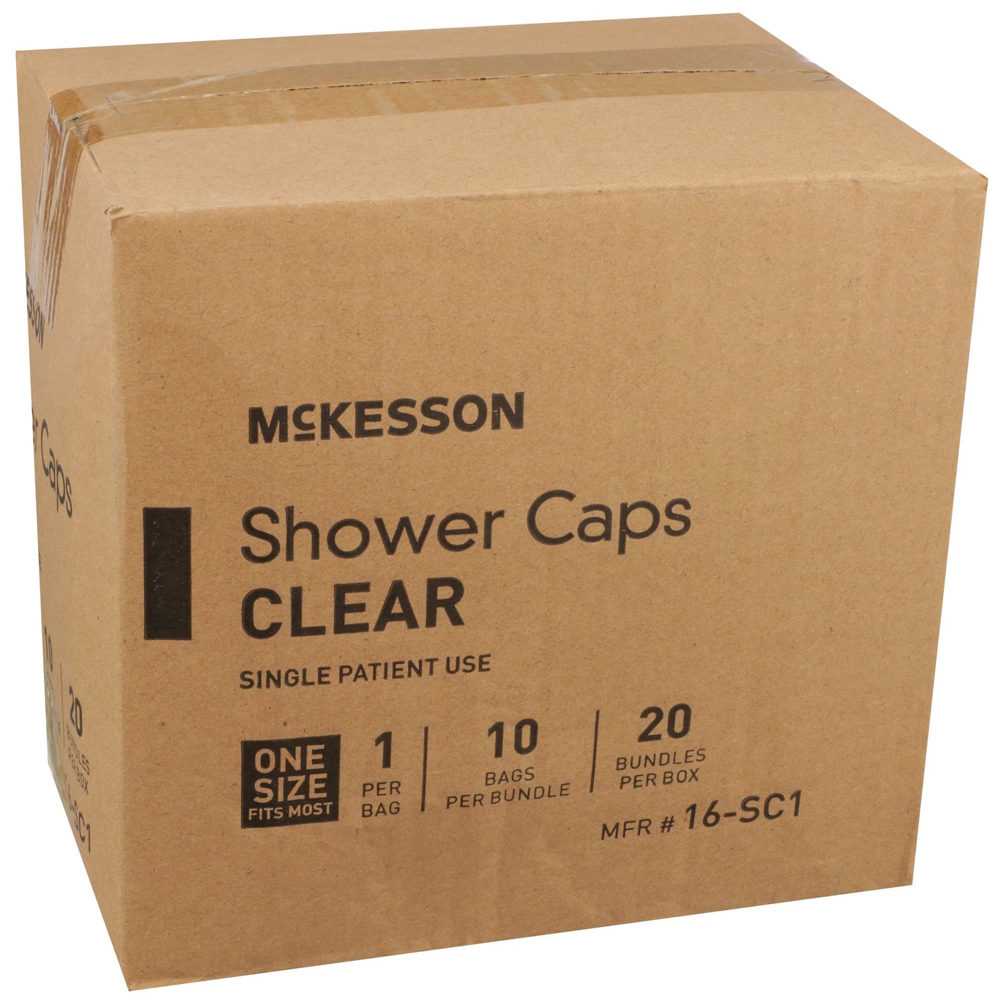 CAP, SHOWER LF (200/BX 10BX/CS)