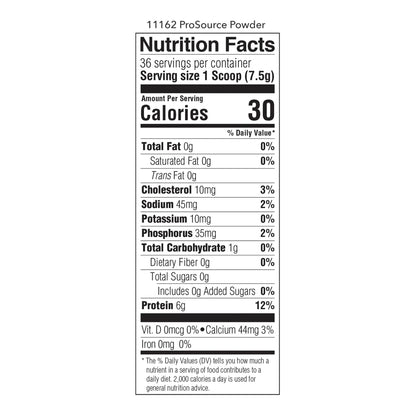 PROSOURCE PROTEIN, PDR 9.7OZ (6/CS)