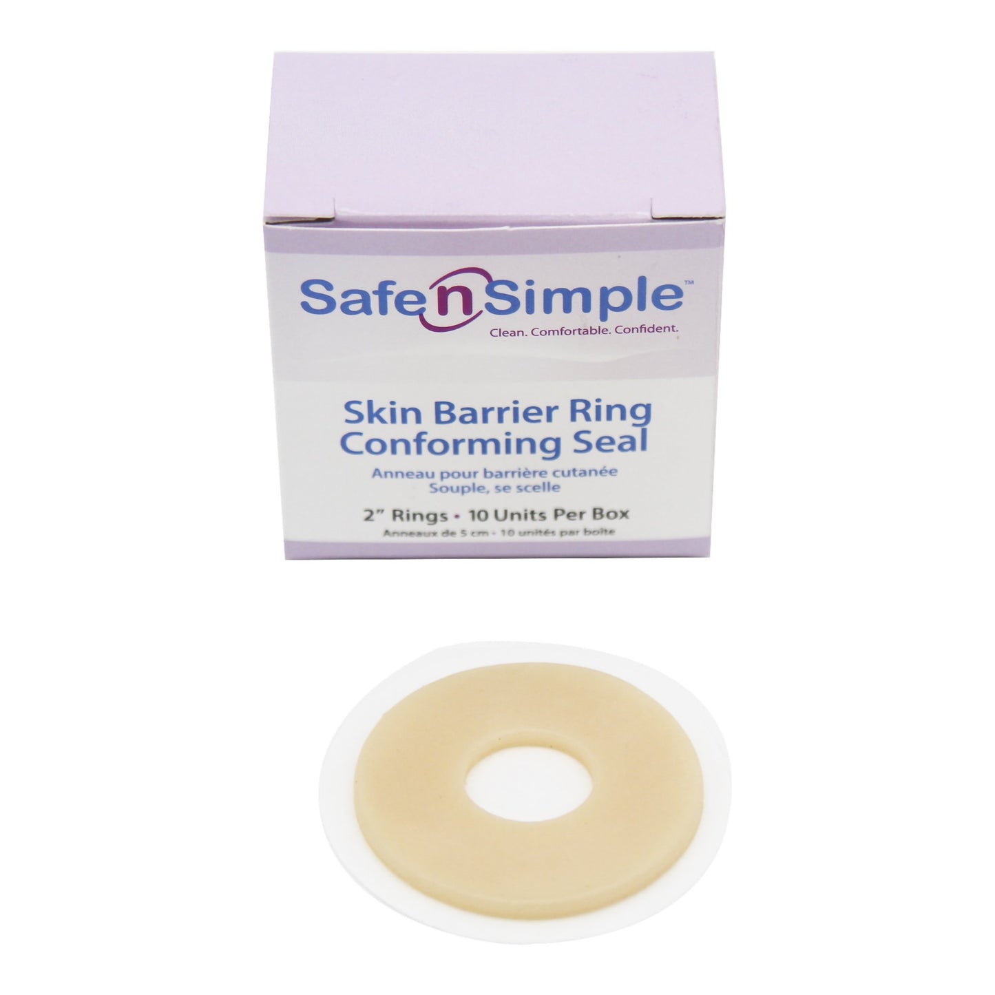 RING, SKIN BARRIER CONF ADH 2"OD 3/8" ID(10/BX 16BX/CS)