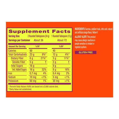 METAMUCIL, PDR ORG 822G