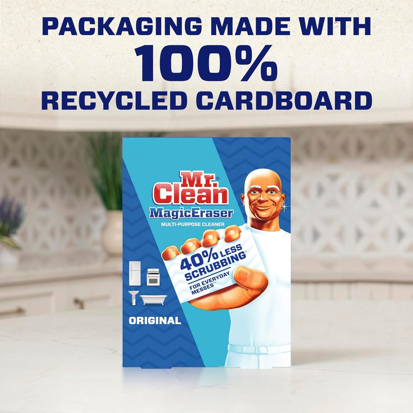 PAD, MAGIC ERASER MR CLEAN ORIGINAL (6/PK 6PK/CS)