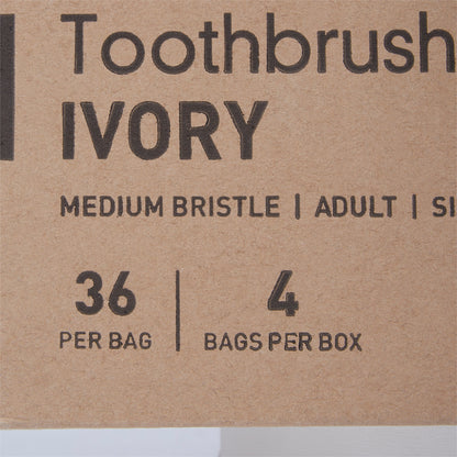 TOOTHBRUSH, TUFT 39 LF INDV WRPD (144/BX 10BX/CS)
