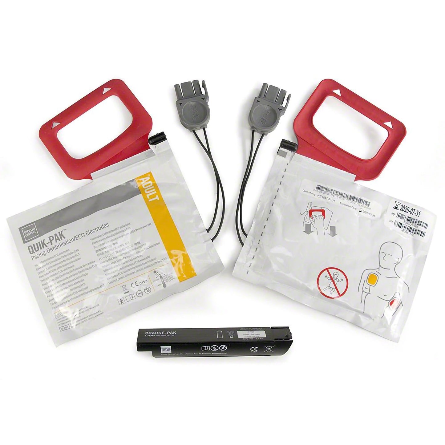 <UL><LI>Includes 2 sets electrodes and 1 battery charger, replacement instructions,