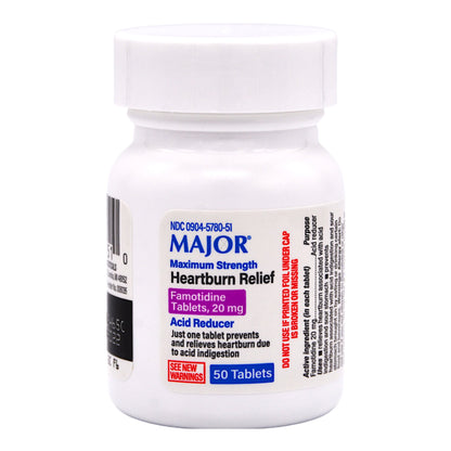 HEARTBURN RELIEF, TAB 20MG (50/BT)