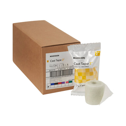 TAPE, CAST WHT LF 2"X4YDS (10RL/BX)